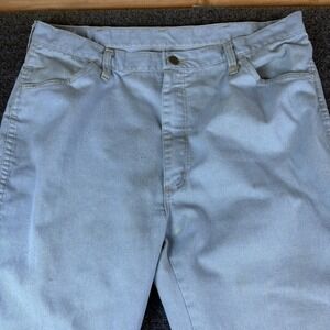 VTG Maverick Jeans Men 35x31 Blue Light Wash Denim Cotton High Rise Straight Leg